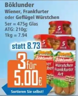 Klaas und Kock Böklunder Würstchen Frankfurter Art Angebot