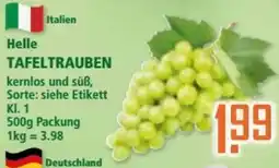 Klaas und Kock Helle TAFELTRAUBEN Angebot