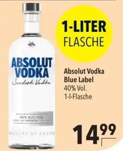 CITTI Markt Absolut Vodka Blue Label Angebot