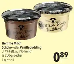 CITTI Markt Hemme Milch Schoko- oder Vanillepudding Angebot