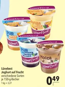 CITTI Markt Lünebest Joghurt auf Frucht Angebot