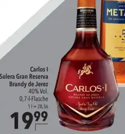 CITTI Markt Carlos I Solera Gran Reserva Brandy de Jerez Angebot