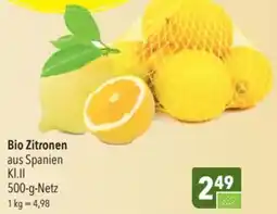 CITTI Markt Bio Zitronen Angebot
