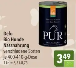 CITTI Markt Defu Bio Hunde Nassnahrung Angebot