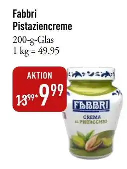 Galeria Markthalle Fabbri Pistaziencreme Angebot