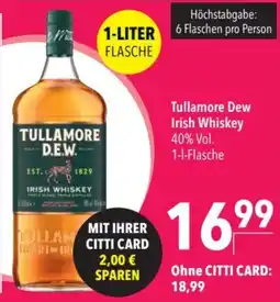 CITTI Markt Tullamore D.E.W. Irish Whiskey Angebot