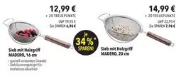 CITTI Markt Sieb mit Holzgriff MADERO Angebot