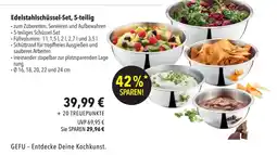 CITTI Markt Edelstahlschüssel-Set, 5-teilig Angebot