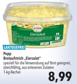 CITTI Markt Popp Brotaufstrich „Eiersalat“ Angebot