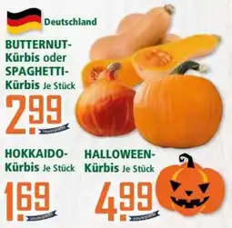 Klaas und Kock BUTTERNUT-Kürbis oder SPAGHETTI-Kürbis Angebot