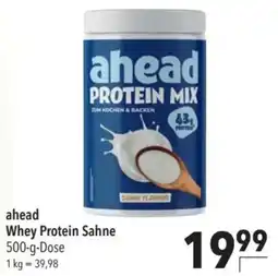 CITTI Markt ahead Whey Protein Sahne Angebot