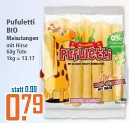Klaas und Kock Pufuletti BIO Maisstangen mit Hirse Angebot
