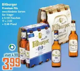 Klaas und Kock Bitburger Premium Pils Angebot