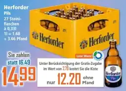 Klaas und Kock Herforder Pils Angebot