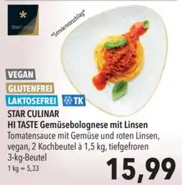 CITTI Markt STAR CULINAR HI TASTE Gemüsebolognese mit Linsen Angebot