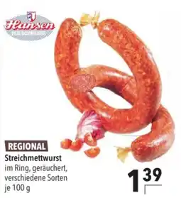 CITTI Markt Hansen Streichmettwurst Angebot