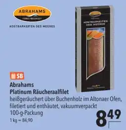 CITTI Markt Abrahams Platinum Räucheraalfilet Angebot