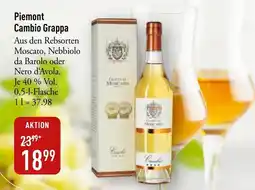 Galeria Markthalle Piemont Cambio Grappa Angebot