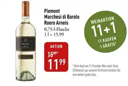 Galeria Markthalle Marchesi di Barolo Roero Arneis Angebot