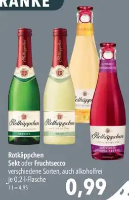 CITTI Markt Rotkäppchen Sekt oder Fruchtsecco Angebot