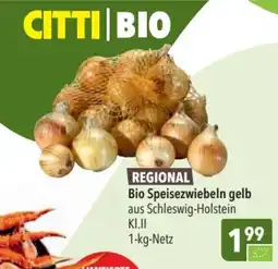 CITTI Markt CITTI BIO Bio Speisezwiebeln gelb Angebot
