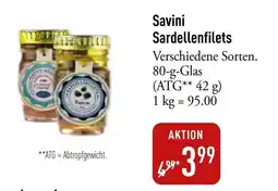 Galeria Markthalle Savini Sardellenfilets Angebot
