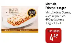 Galeria Markthalle Marziale Frische Lasagne Angebot