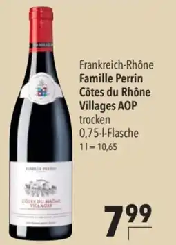 CITTI Markt Familie Perrin Côtes du Rhône Villages AOP Angebot