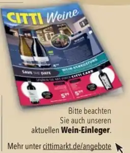 CITTI Markt CITTI Weine Angebot