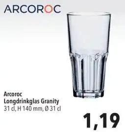 CITTI Markt Arcoroc Longdrinkglas Granity Angebot