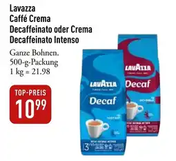 Galeria Markthalle Lavazza Caffé Crema Decaffeinato oder Crema Decaffeinato Intenso Angebot