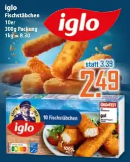 Klaas und Kock iglo Fischstäbchen Angebot