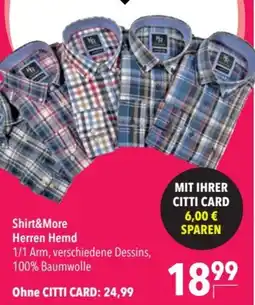 CITTI Markt Shirt&More Herren Hemd Angebot