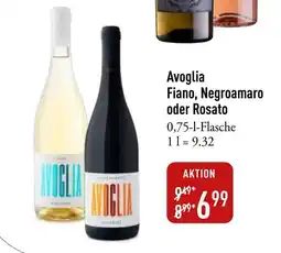 Galeria Markthalle Avoglia Fiano, Negroamaro oder Rosato Angebot