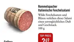Galeria Markthalle Rommelspacher Italienische Fenchelsalami Angebot