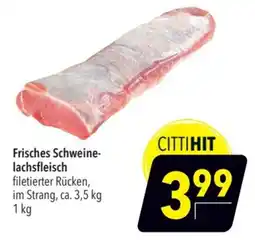 CITTI Markt Frisches Schweinelachsfleisch Angebot