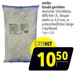 CITTI Markt meiba Gouda gerieben Angebot