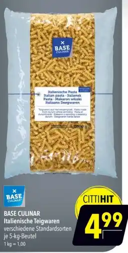 CITTI Markt BASE CULINAR Italienische Teigwaren Angebot
