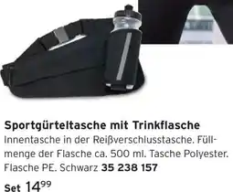 Tchibo Sportgürteltasche mit Trinkflasche Angebot