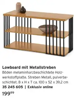 Tchibo Lowboard mit Metallstreben Angebot