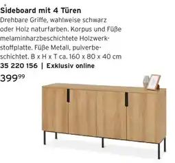 Tchibo Sideboard mit 4 Türen Angebot