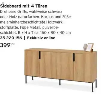 Sideboard mit 4 Türen