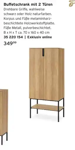 Tchibo Buffetschrank mit 2 Türen Angebot