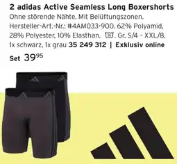 Tchibo 2 adidas Active Seamless Long Boxershorts Angebot
