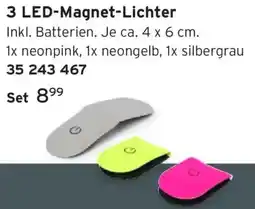 Tchibo 3 LED-Magnet-Lichter Angebot