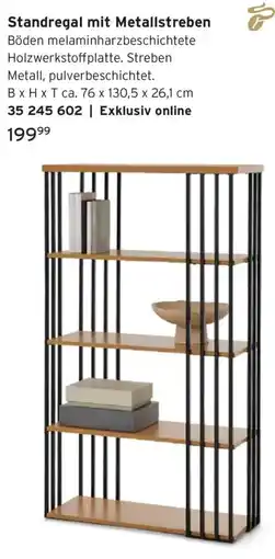 Tchibo Standregal mit Metallstreben Angebot
