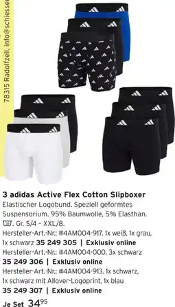 Tchibo adidas Active Flex Cotton Slipboxer Angebot