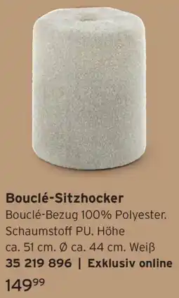 Tchibo Bouclé-Sitzhocker Angebot