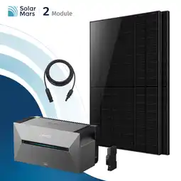 Netto Marken-Discount SolarMars 1000W Balkonkraftwerk mit Speicher, Anker SOLIX Solarbank 2 E1600 pro - Ohne Halterung Angebot