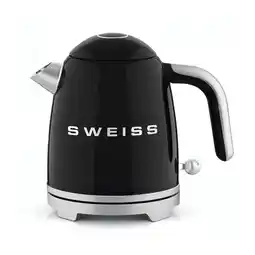 Netto Marken-Discount SWEISS Vintage Elektrischer Wasserkocher KTS9 - Schwarz Angebot
